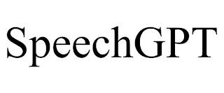 SPEECHGPT trademark