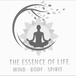 THE ESSENCE OF LIFE MIND ¿ BODY ¿ SPIRIT trademark