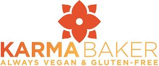 KARMA BAKER ALWAYS VEGAN & GLUTEN-FREE trademark