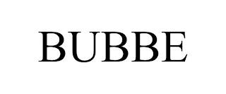 BUBBE trademark