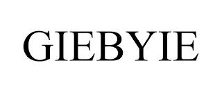 GIEBYIE trademark