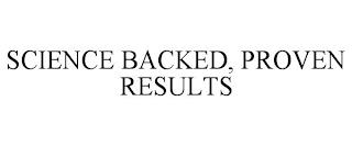 SCIENCE BACKED, PROVEN RESULTS trademark