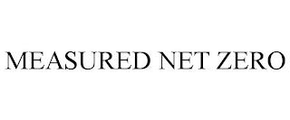 MEASURED NET ZERO trademark