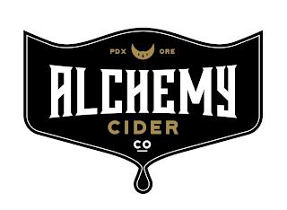 PDX ORE ALCHEMY CIDER CO trademark