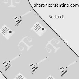 SHARONCORSENTINO.COM SETTLED! trademark