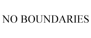 NO BOUNDARIES trademark