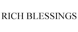 RICH BLESSINGS trademark