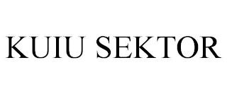 KUIU SEKTOR trademark