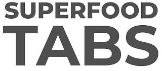 SUPERFOOD TABS trademark