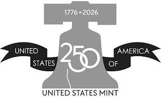 UNITED STATES OF AMERICA UNITED STATES MINT 250 1776 2026INT 250 1776 2026 trademark