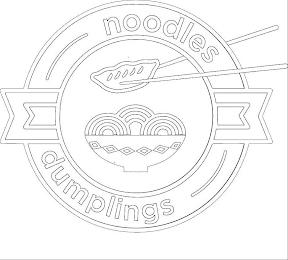 NOODLES DUMPLINGS trademark