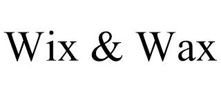 WIX & WAX trademark