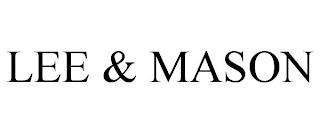 LEE & MASON trademark