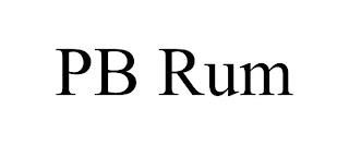 PB RUM trademark