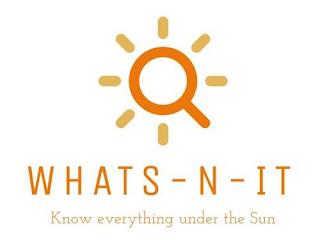 WHATS-N-IT KNOW EVERYTHING UNDER THE SUN trademark