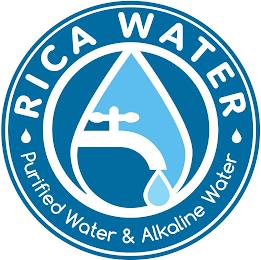 RICA WATER PURIFIED WATER & ALKALINE WATER trademark