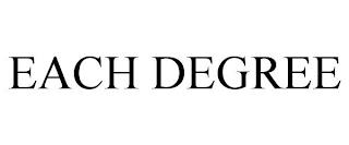 EACH DEGREE trademark