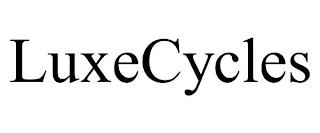 LUXECYCLES trademark