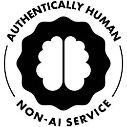 AUTHENTICALLY HUMAN NON-AI SERVICE trademark