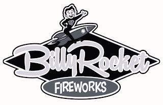 BILLY ROCKET FIREWORKS B trademark