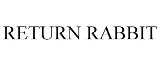 RETURN RABBIT trademark