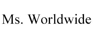 MS. WORLDWIDE trademark