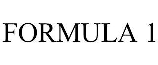 FORMULA 1 trademark