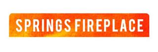 SPRINGS FIREPLACE BANNER LOGO trademark