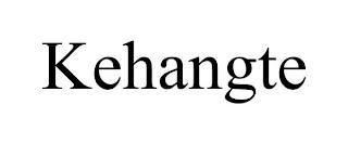 KEHANGTE trademark