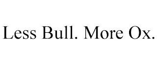 LESS BULL. MORE OX. trademark