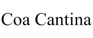 COA CANTINA trademark