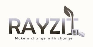 RAYZIT MAKE A CHANGE WITH CHANGE trademark