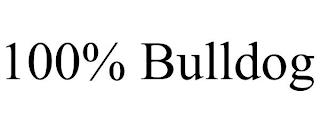 100% BULLDOG trademark