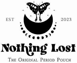 EST 2023 NOTHING LOST THE ORIGINAL PERIOD POUCH trademark