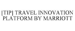 [TIP] TRAVEL INNOVATION PLATFORM BY MARRIOTT trademark