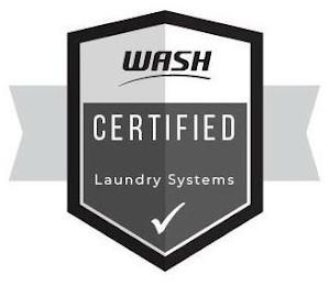 WASH CERTIFIED LAUNDRY SYSTEMS trademark