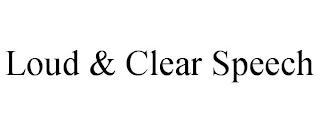 LOUD & CLEAR SPEECH trademark