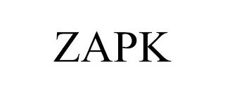 ZAPK trademark