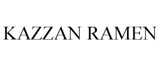 KAZZAN RAMEN trademark