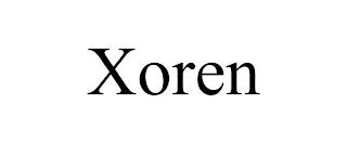 XOREN trademark