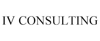 IV CONSULTING trademark