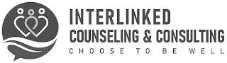 INTERLINKED COUNSELING & CONSULTING C H O O S E  T O  B E W E L L trademark