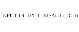 INPUT-OUTPUT-IMPACT (I-O-I) trademark