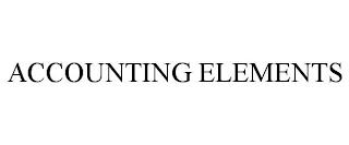 ACCOUNTING ELEMENTS trademark