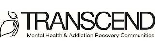 TRANSCEND MENTAL HEALTH & ADDICTION RECOVERY COMMUNITIES trademark