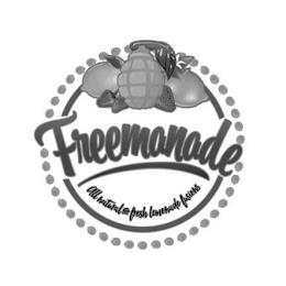 FREEMANADE ALL NATURAL AND FRESH LEMONADE FUSIONS trademark