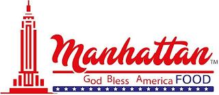 MANHATTAN FOOD GOD BLESS AMERICA trademark