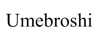 UMEBROSHI trademark