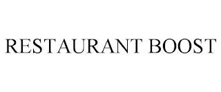 RESTAURANT BOOST trademark