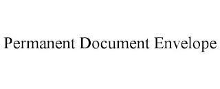 PERMANENT DOCUMENT ENVELOPE trademark